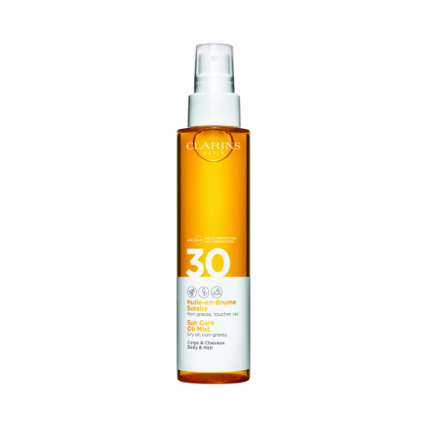 Clarins Sun Care Oil Mist Spf 30 Body i gruppen Sol / Solkräm hos Hudotekets Webshop (20661 000-5)